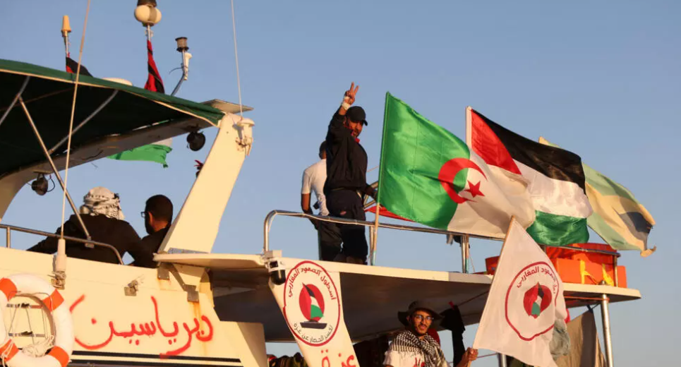 Flotilla Sumud entra en zona de riesgo frente a Gaza