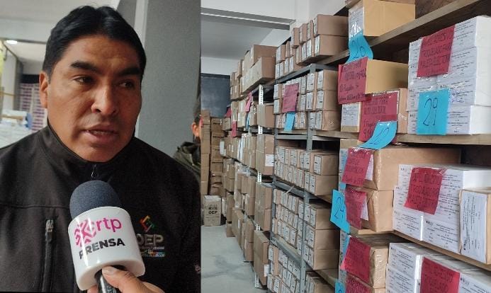 TED La Paz culmina control de papeletas y alista envío de material electoral a provincias