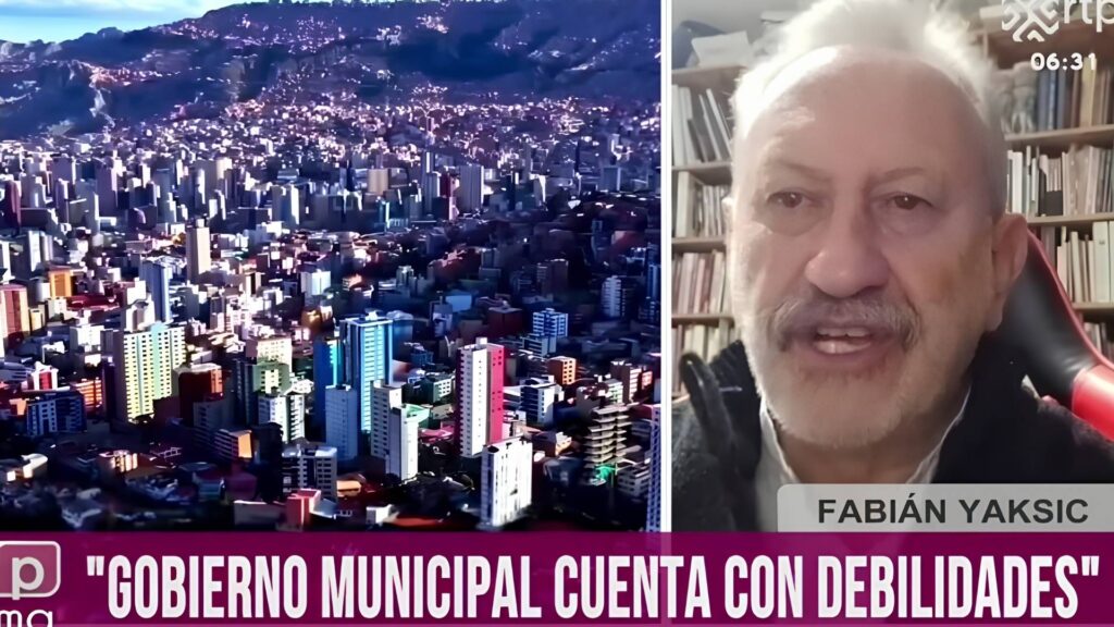 Yaksic: La Paz debe superar la debilidad municipal y ser productivo