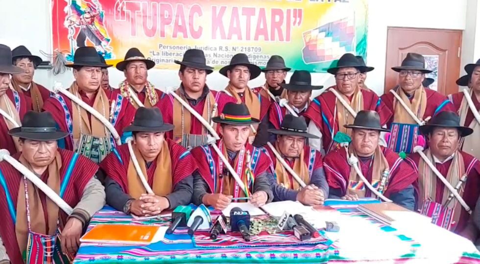 La Túpac Katari analiza abandonar la COB tras las divisiones generadas luego de los bloqueos de más de cincuenta días