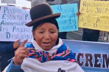 Personas con discapacidad exigen ayuda urgente al Gobierno ante la crisis económica generada por los bloqueos
