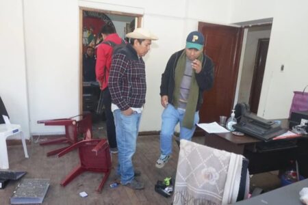 CSUTCB denuncia que el «ala evista» intentó tomar la sede con destrozos de las instalaciones
