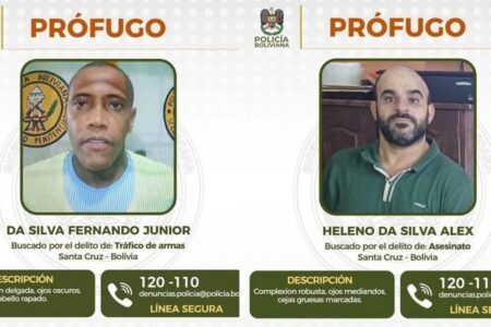 Interpol activa sello naranja para recapturar a dos brasileños que fugaron de la cárcel de Palmasola